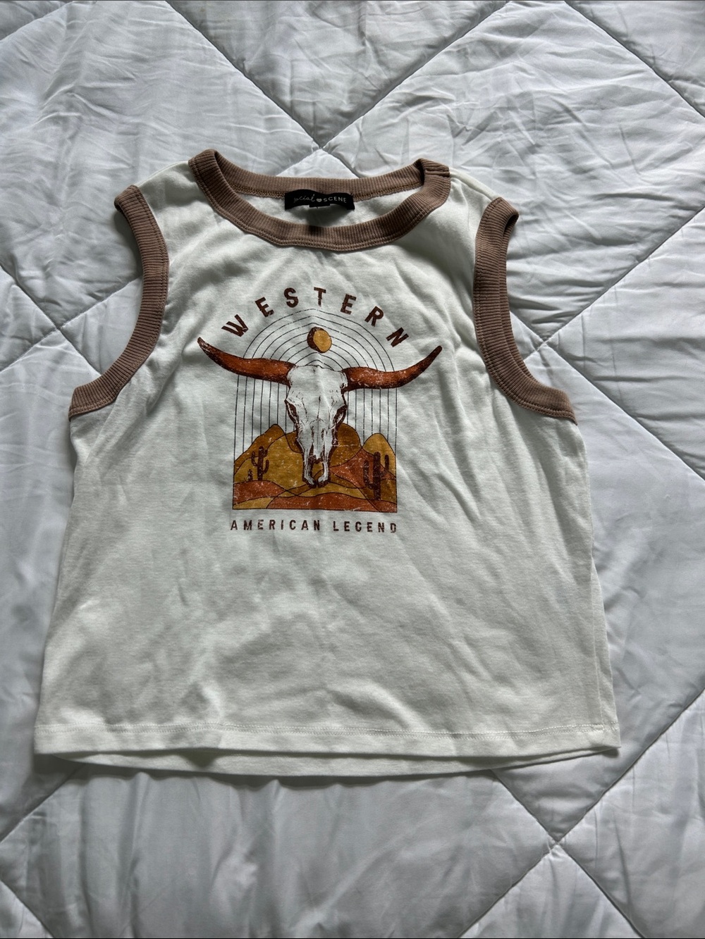 Western tank top